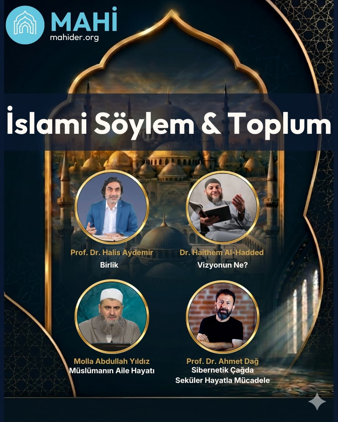 İslamî Söylem ve Toplum Sempozyumu Afişi (Mobil)